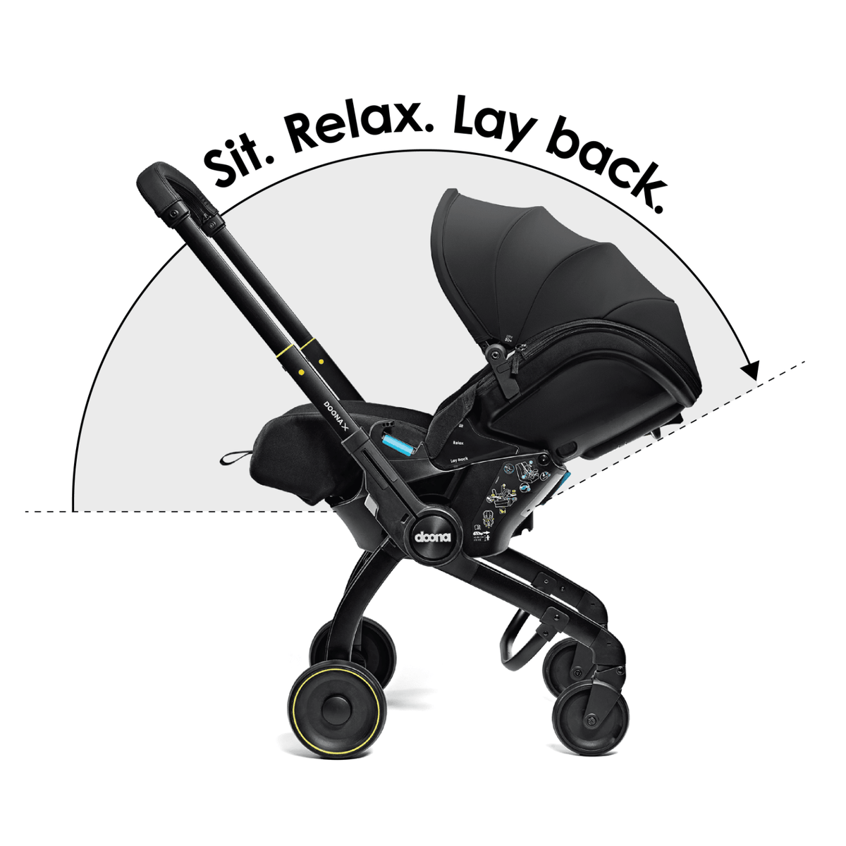 Doona X Car Seat & ISOFIX Nitro Black