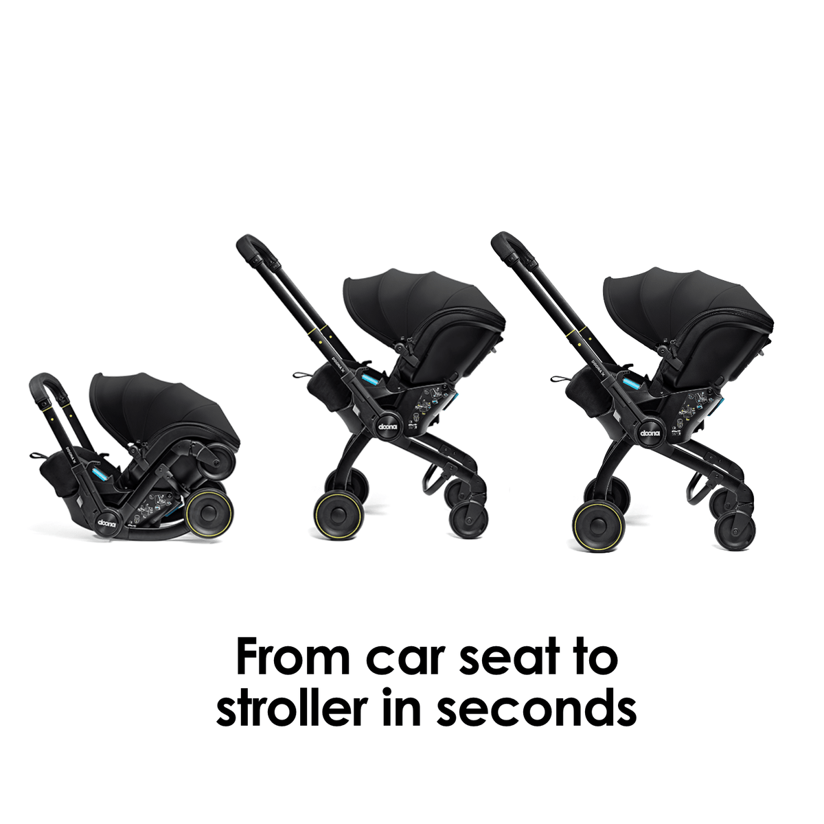 Doona X Car Seat & ISOFIX Nitro Black